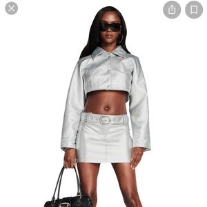 I AM GIA ALESSANDRA PU JACKET